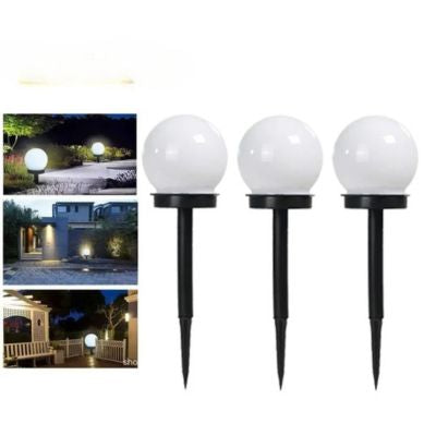Lampe de jardin solaire| Globe lumineux moderne