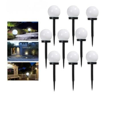 Lampe de jardin solaire| Globe lumineux moderne