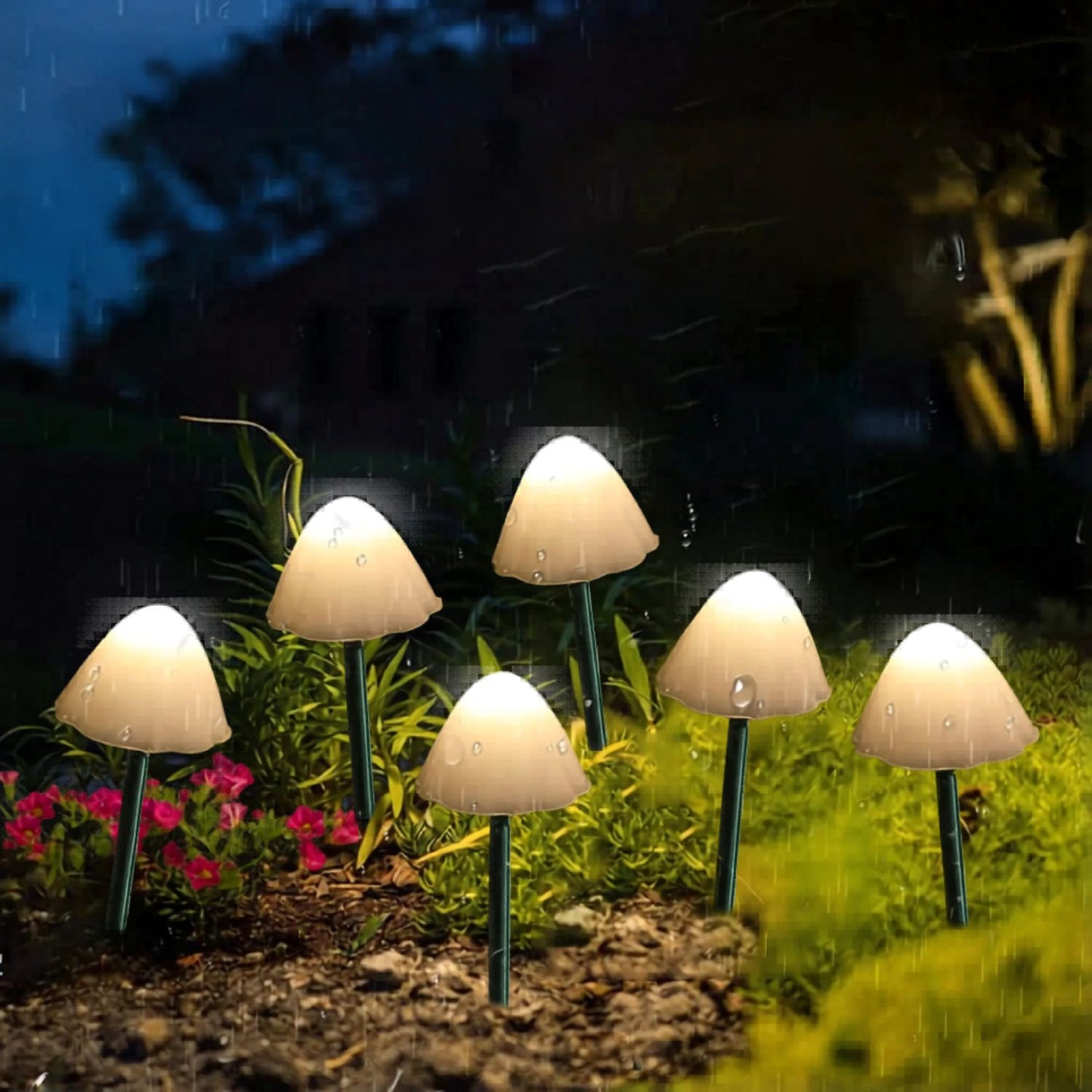 Guirlande lumineuse extérieur | Champignons