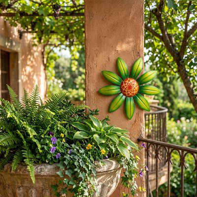 Décoration murale de jardin 