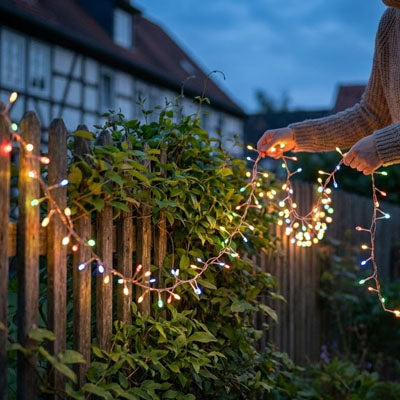 guirlande lumineuse solaire blanc doux
