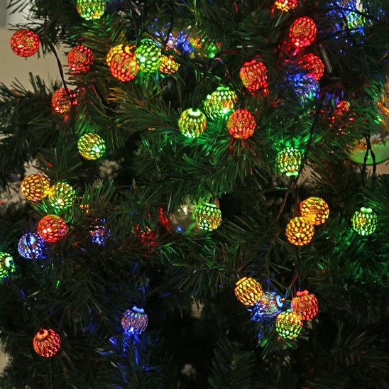 Guirlande lumineuse extérieur marocaine multicolore
