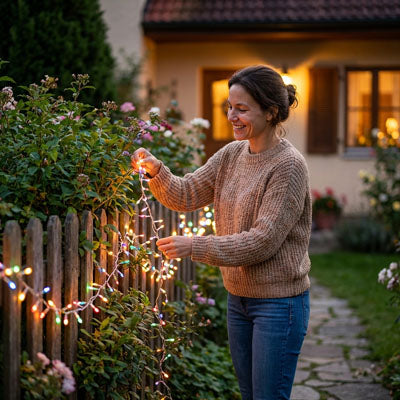 guirlande lumineuse solaire petard