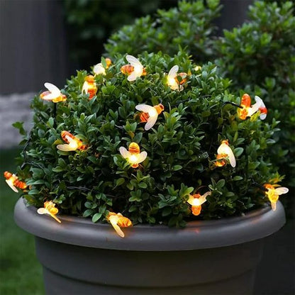  Guirlande lumineuse extérieur abeille blanc