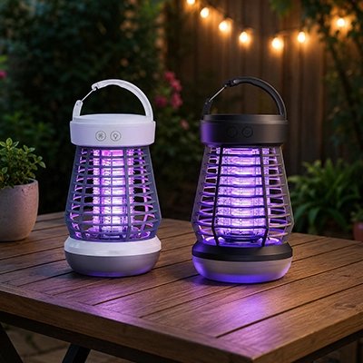 Lampe anti moustique blanche ou noire