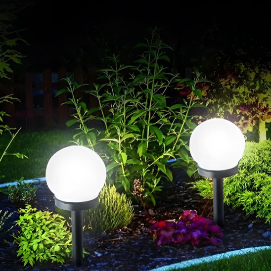 Lampe de jardin boule de lumière
