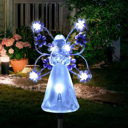 lampe jardin solaire ange 