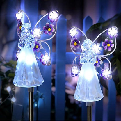 lampe jardin solaire ange 