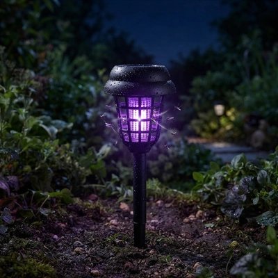 Lampe solaire anti moustiques mode anti-moustiques