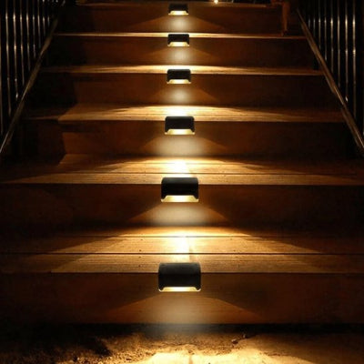 Lampe solaire balise escalier  noir
