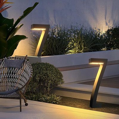 Lampe solaire extérieur 4 unités