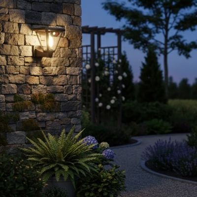 lampe solaire extérieur détecteur de mouvement sur mur