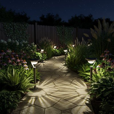 Lampe solaire extérieur pour terrasse