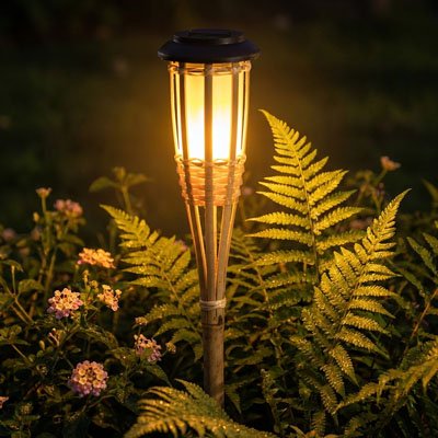 Lampe solaire exterieur torche