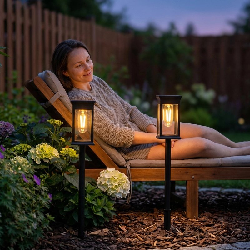 Lampes jardins solaires