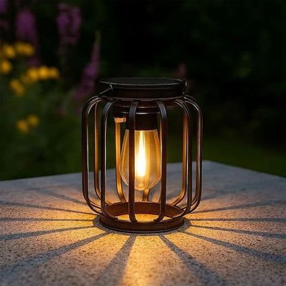 Lanterne solaire lumière chaude
